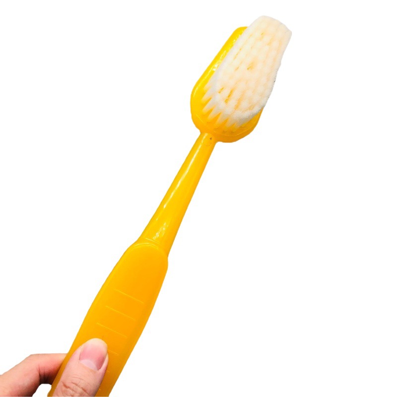 Forma de cepillo de dientes grande BATHBRUSH baño frotar la espalda cepillo de dientes grande colgando baño limpieza cepillo suave
