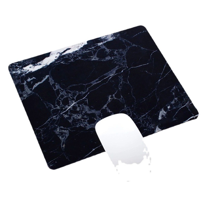 Alfombrilla de ratón al por mayor fábrica de publicidad Alfombrilla de ratón de mármol Internet café regalo teclado juego tamaño pequeño estera impermeable