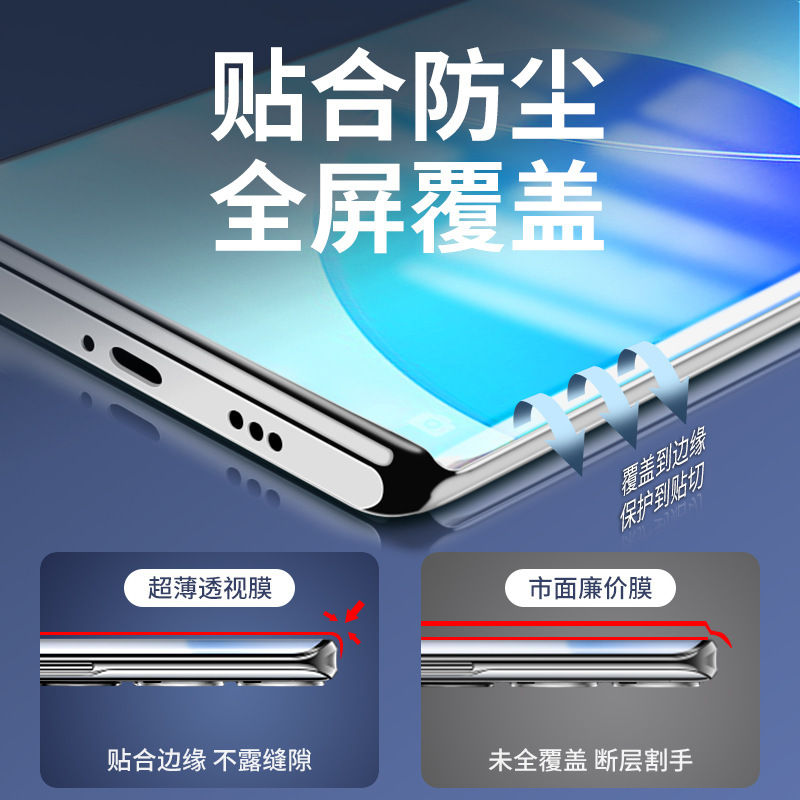 Aplicable a VIVO X200Pro película de vidrio endurecido de superficie curva vivoX200 película de alta definición película de teléfono celular anti-peep