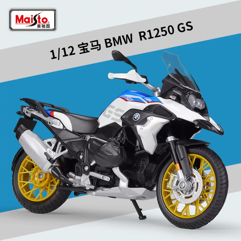 BMW, реалистичная металлическая мотоциклетная минифигура масштаба 1:12, подарок на день рождения