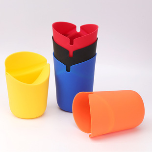 Factory Spot Silicone Folding Popcorn Bowl Household Microwave Popcorn Cup Food Grade Popcorn Bucket