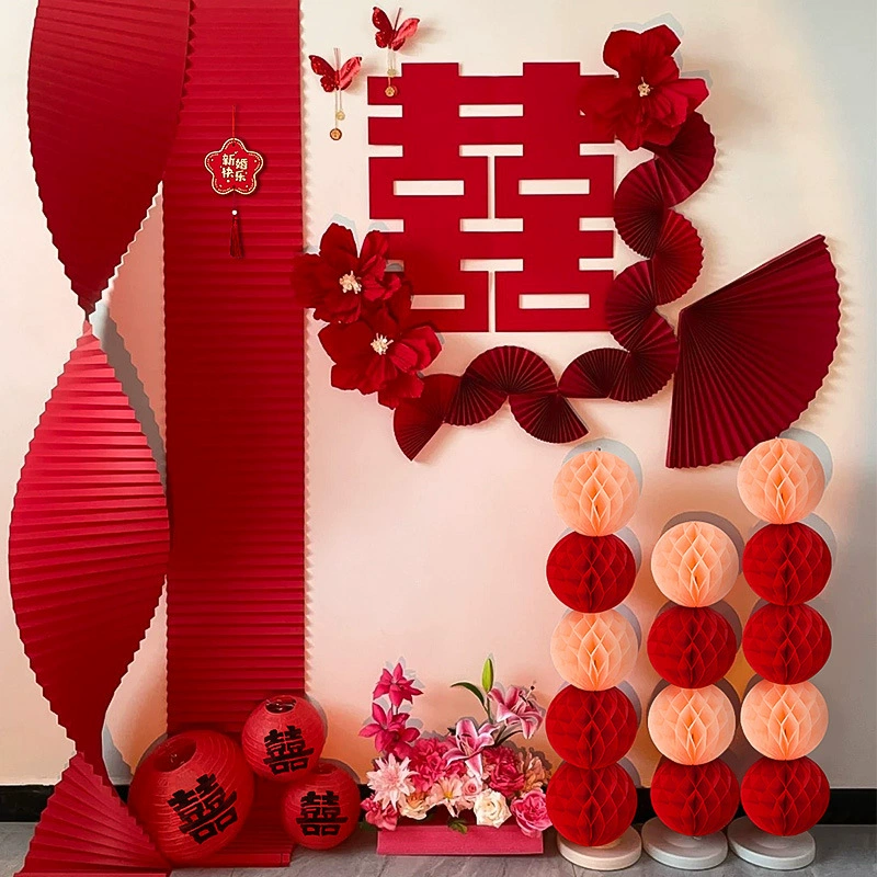 Набор для украшения свадебной комнаты, декор для свадебной гостиной, свадебные принадлежности для спальни невесты, украшения из сферических колонн, фон для стены