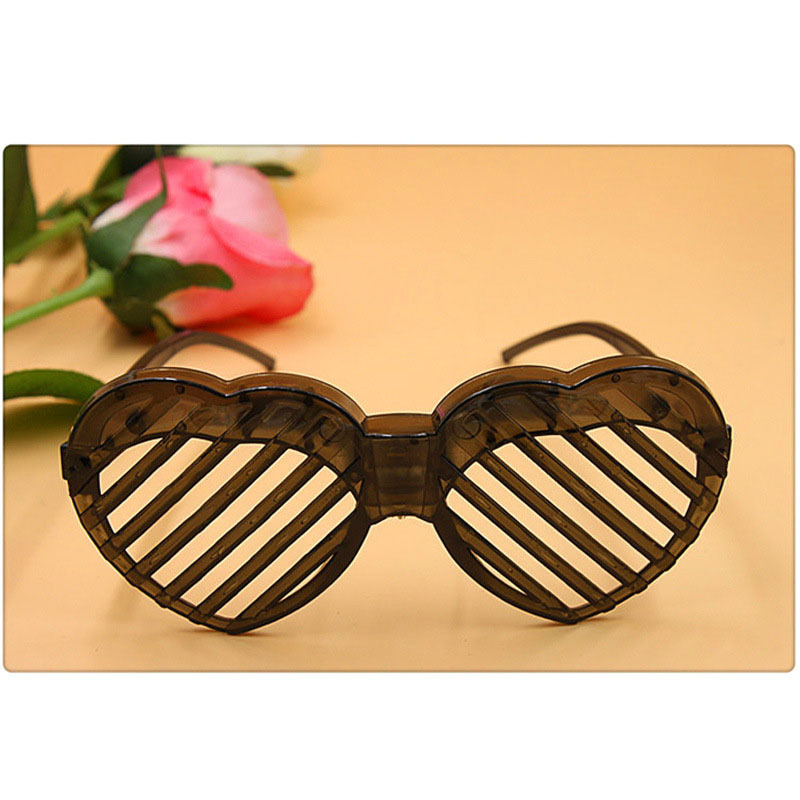 Lentes LED de Corazón tipo Persiana de Plástico para Escenario y Fiestas image 4