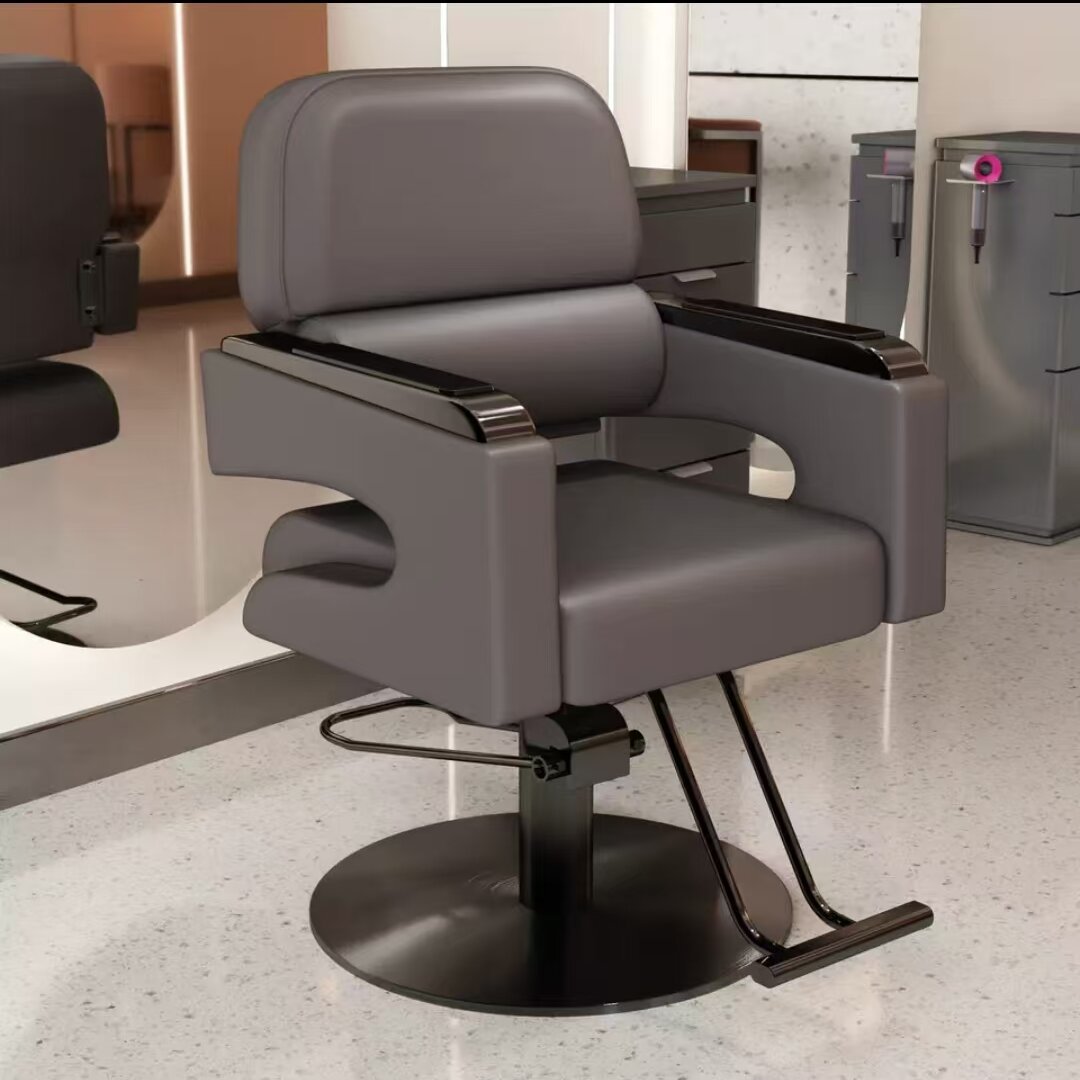Sillón de peluquería, sillón de salón moderno, sillón de peluquería sencillo, sillón para cortar el pelo, sillón especial para permanente y tinte de salón, sillón de salón de belleza, uso comercial de alta gama.