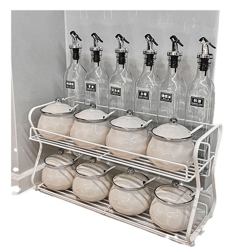 Taro purple seasoning box household combination light luxury ceramic seasoning jar household kitchen supplies seasoning bottle set wholesale