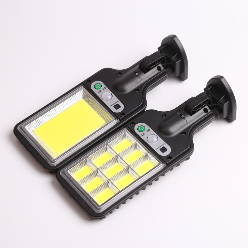 New Solar Outdoor LED Garden Wall Lamp with Human Sensor, Garden Courtyard, Terrace, Garage Door Waterproof Safety Street Lamp