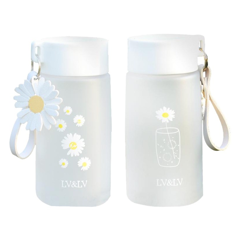 Venta directa de fábrica Margarita taza de plástico creativo hombre y mujer estudiante regalo gota-resistente taza de agua al aire libre moda Mori taza