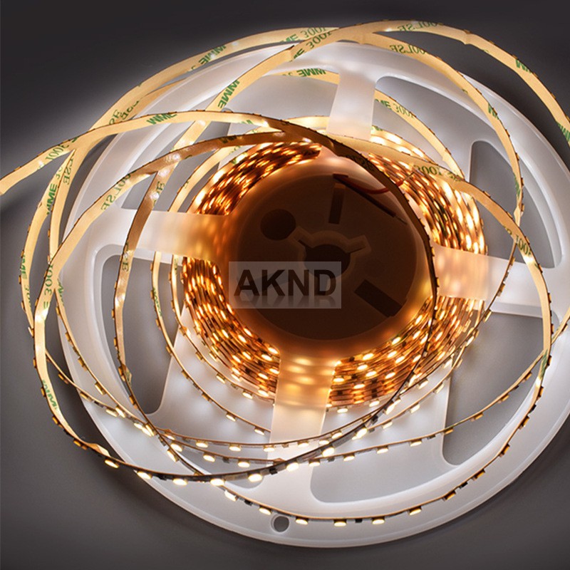 LED 스트립 5MM12V 저전압 밝은 부드러운 빛 자체 접착 높은 2835 아크릴 캐비닛 크리스탈 도자기 그림 라이트 바