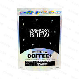 跨境蘑菇咖啡含草饲胶鱼蛋白茶氨酸白桦茸猴头菇Mushroom Coffee