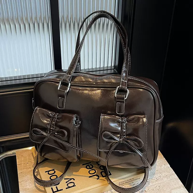 Retro handheld shoulder bag, underarm bag, backpack, high-quality style