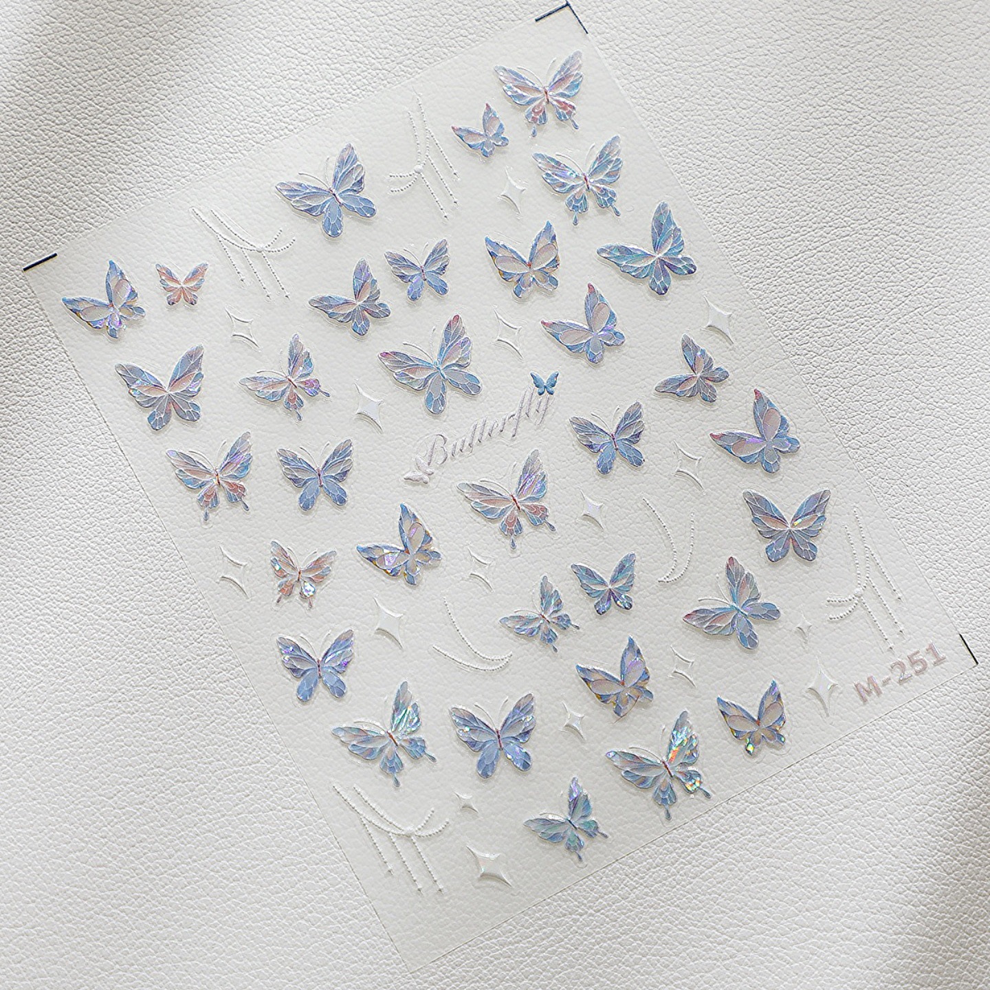 Dazzling blue butterfly