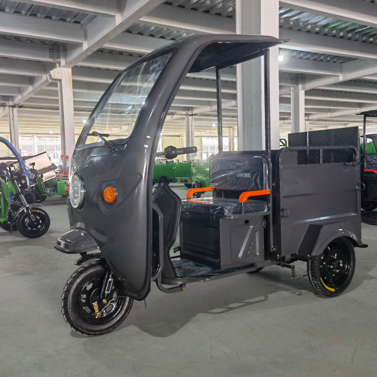 电动三轮车单桶保洁车垃圾车市政环卫车 垃圾桶转运车