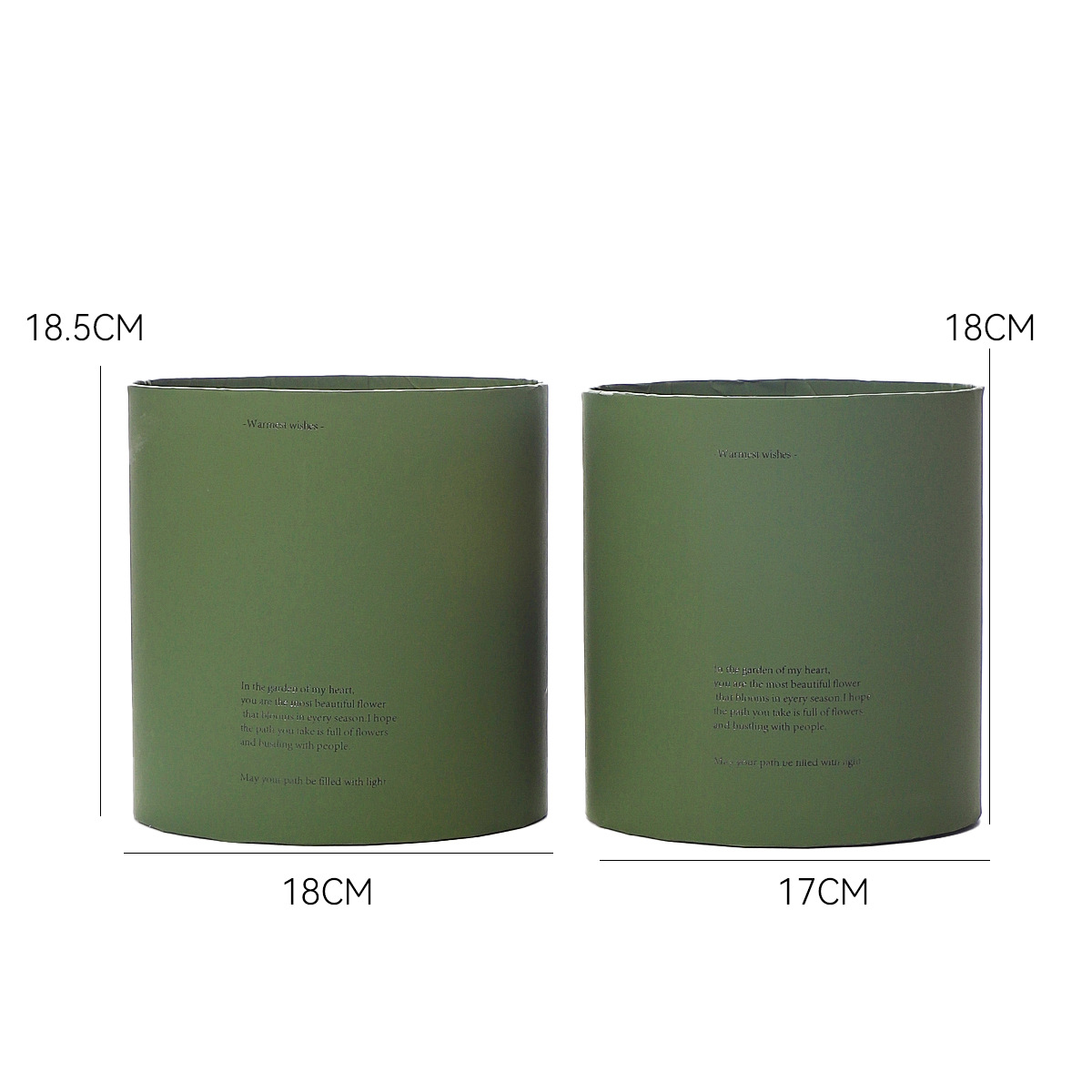 Cuatro colores cordier esmerilado sensación de piel abrazar barril flor caja de embalaje flor florista caja de embalaje de regalo