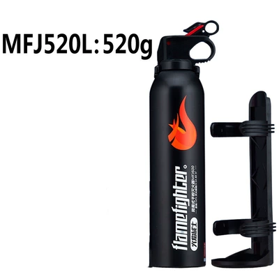 Water-Based Fire Extinguisher | Vehicle fire extinguisher - 500g-dry-powder-black-send-bracket