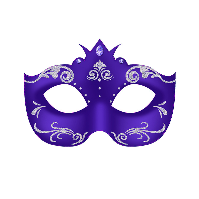Máscara de fiesta de carnaval caliente transfronteriza mascarada fiesta máscara de papel carnaval imagen principal máscara de bricolaje