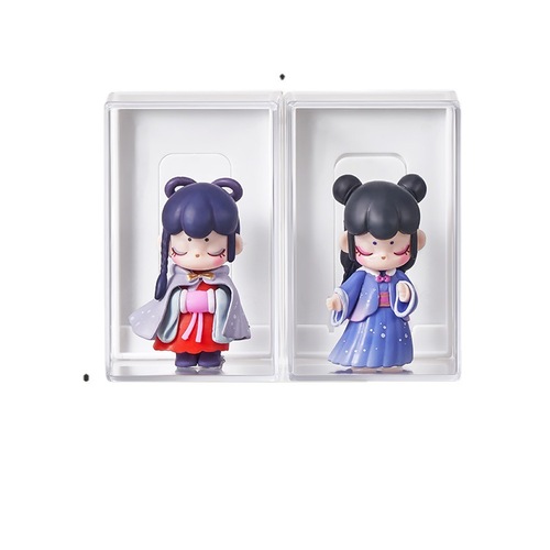Blind box storage display rack wall hanging figure display cabinet popmart doll wall hanging transparent display cabinet