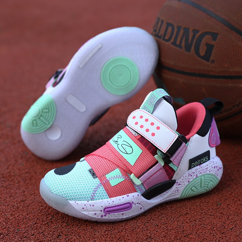 Children's Basketball Shoes 2026 New Model Boys' Basketball Shoes Basketball Organization Exclusive Basketball Shoes Foreign Trade Model Sneakers Wholesale