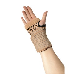 Factory wholesale knitting pressure palm protector, wrist support single bar protection twist injury fitness elastic palm guard
