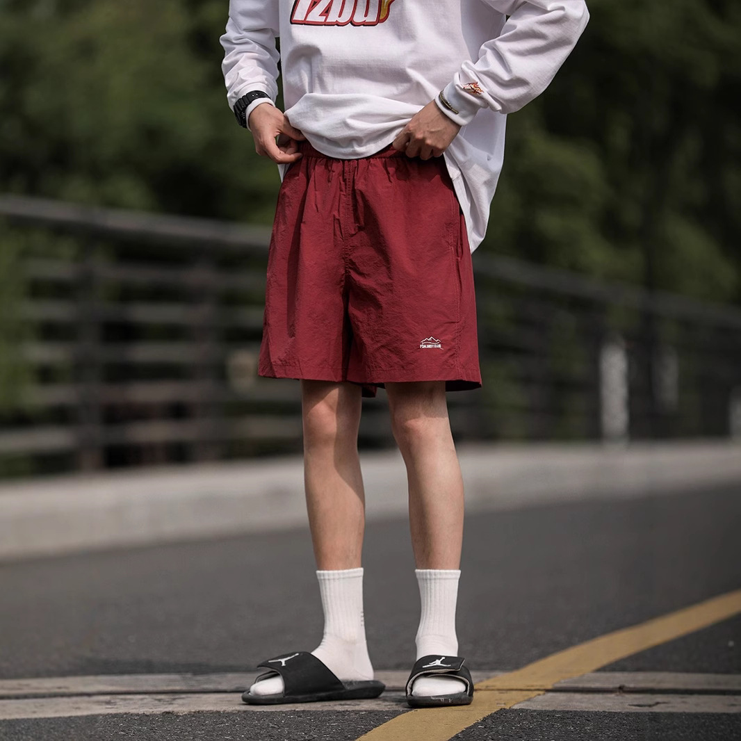 Summer Japanese travel solid color quick dry trousers