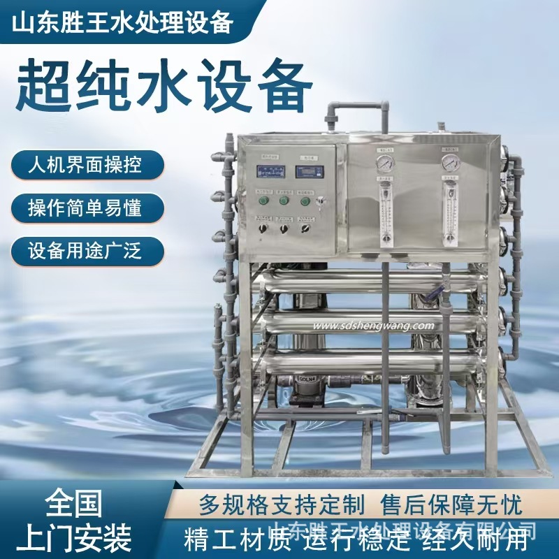 反渗透设备全不锈钢 小型纯净水售水机桶装制取 胜王水处理