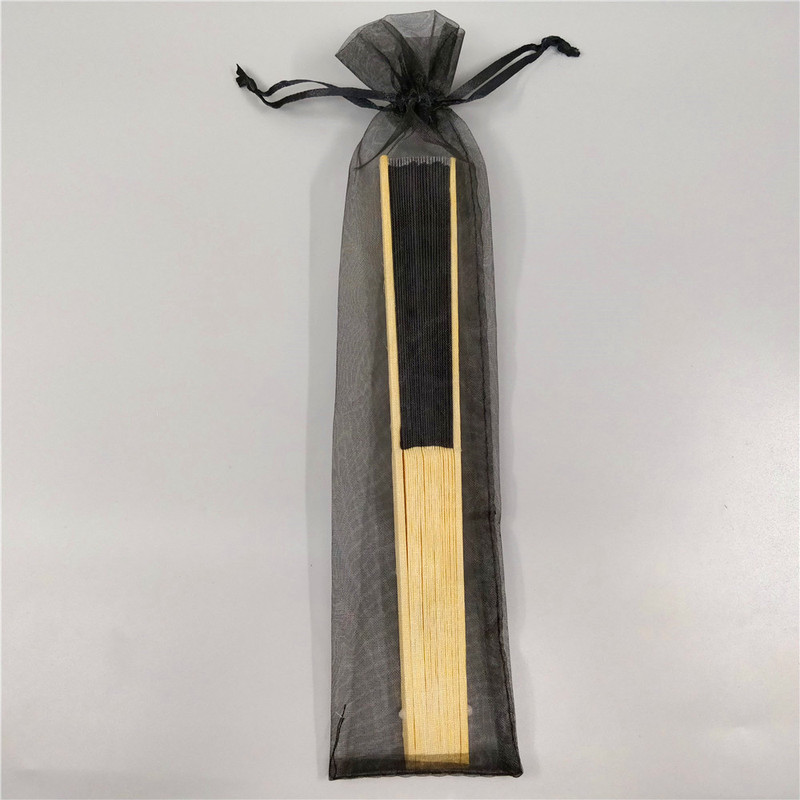 Bolsa de organza 6*26cm ventilador color sólido organza bolsa pura perla blanca organza cordón bolsa embalaje de la joyería