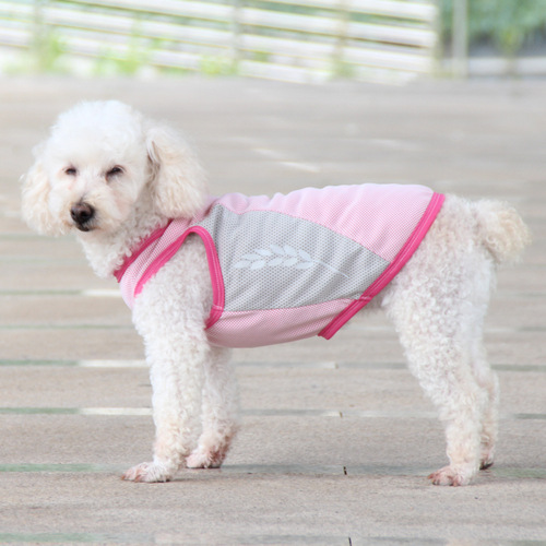 Pet it Summer Cooling Pet Vest Cool Clothes Pomeranian Teddy Dog Corgi Dog Clothes Reflective Amazon