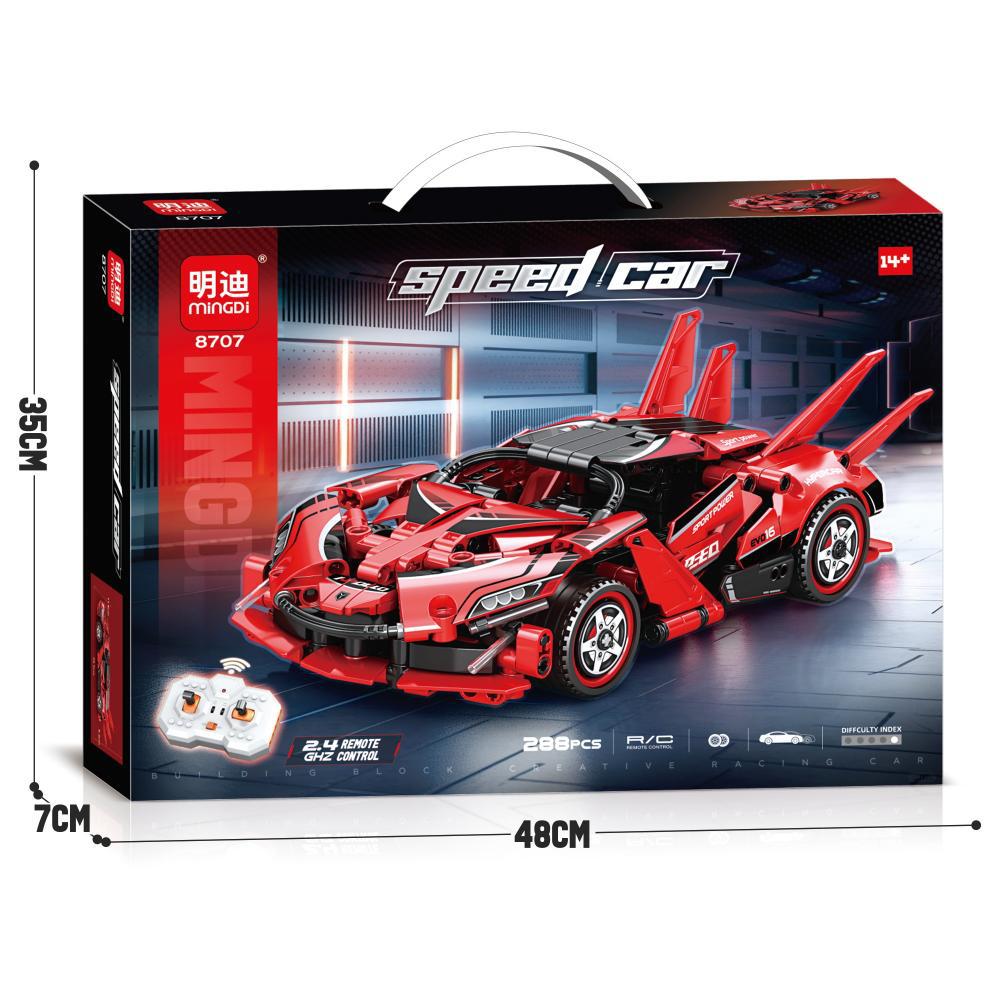 Красная радиоуправляемая машина, 4G, наука и технология