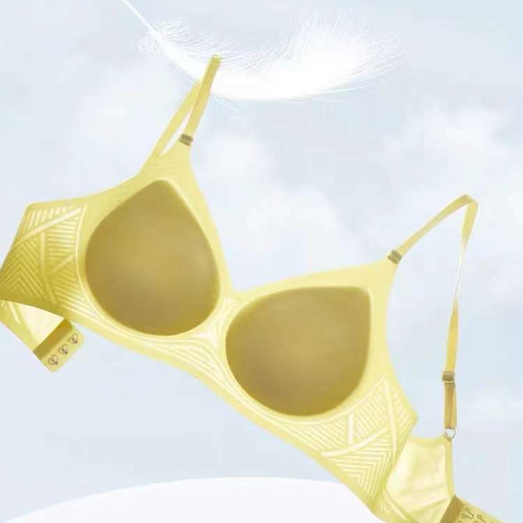 Nueva taza de látex sin marcas de alta calidad, chaleco de dama sin anillo de acero, bra de yoga, ropa interior deportiva, mujer al por mayor