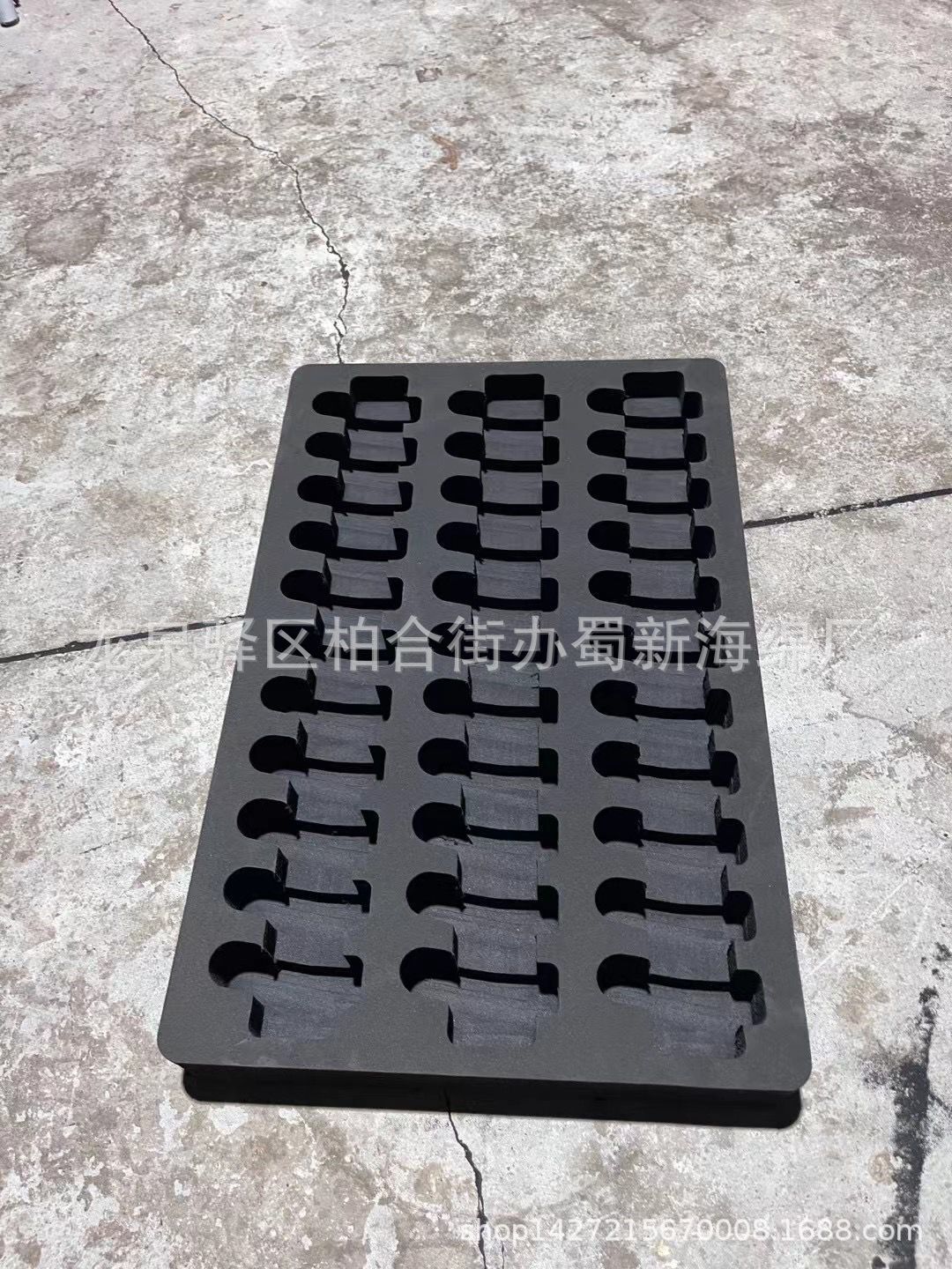 厂家供应黑色EVA硬泡沫45度硬EVA雕刻成型包装泡沫/黑色硬EVA