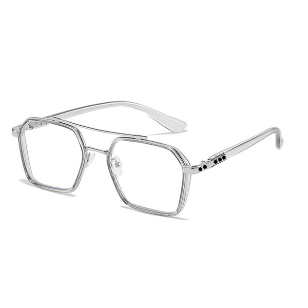 Myopia glasses men's trendy color-changing flat-light glasses men's…