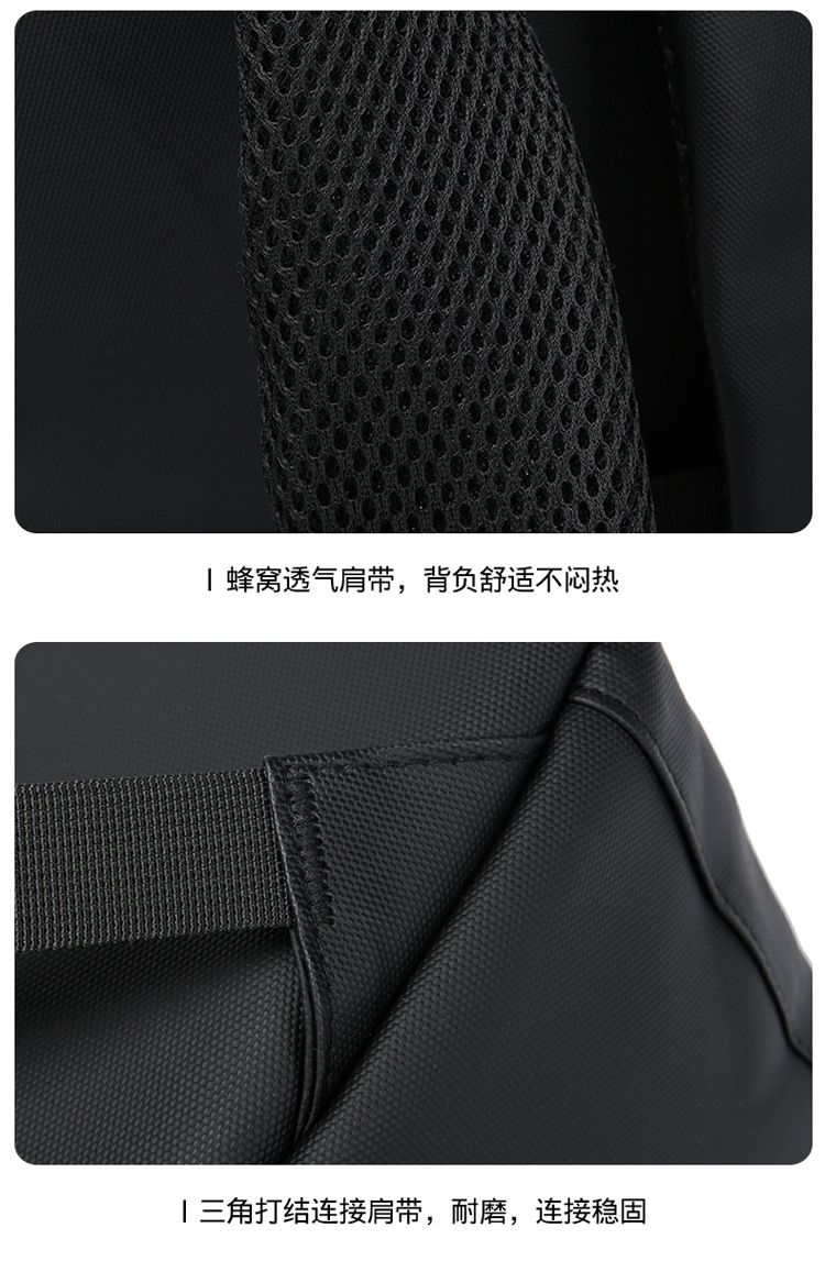 Cross-border wholesale of new large-capacity school bags for junior and senior high school students, foreign trade backpacks, men's Korean version simple commuting computer bags undefined