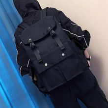 N16669双肩包男式大容量14寸电脑包新款时尚牛津布旅行包休闲背包