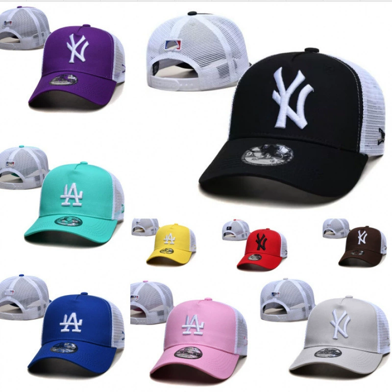 Новая летняя бейсболка Yankees с солнцезащитным козырьком, сетчатая дышащая шляпа, кепка-утконос для женщин и мужчин, солнцезащитная шляпа LA.