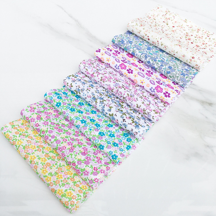 Baojia colchón especial tela de tela novato mosaico de tela pequeña cabeza de tela DIY anillo de pelo parcial hecha a mano