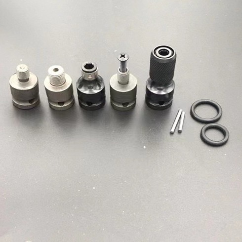 Llave eléctrica cabeza de conversión telescópica primavera manga hexagonal taladro Chuck fuente suministro volumen