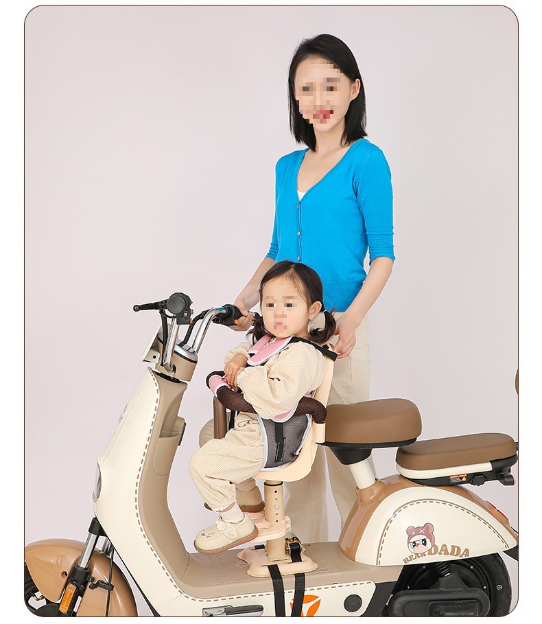 Electric Vehicle Child Seat, Front-Mounted Battery Car Baby Seat, Motorcycle Infant Child Safety Stool Wholesale