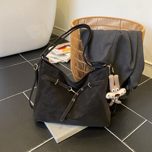 跨境简约复古包包女2025新款通勤百搭双肩后背包多用单肩包托特包