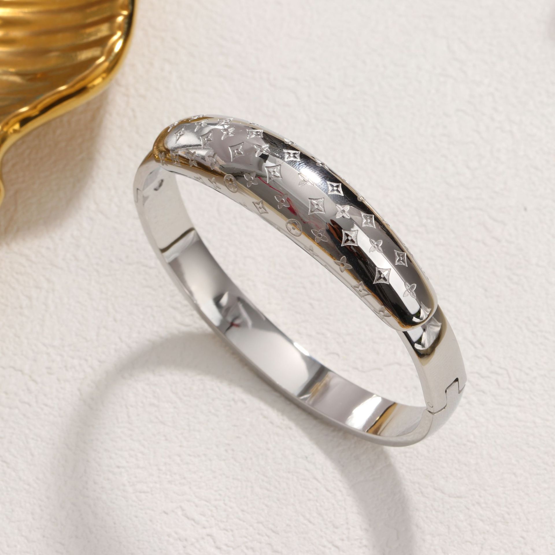 15 노안 팔찌 스틸 컬러