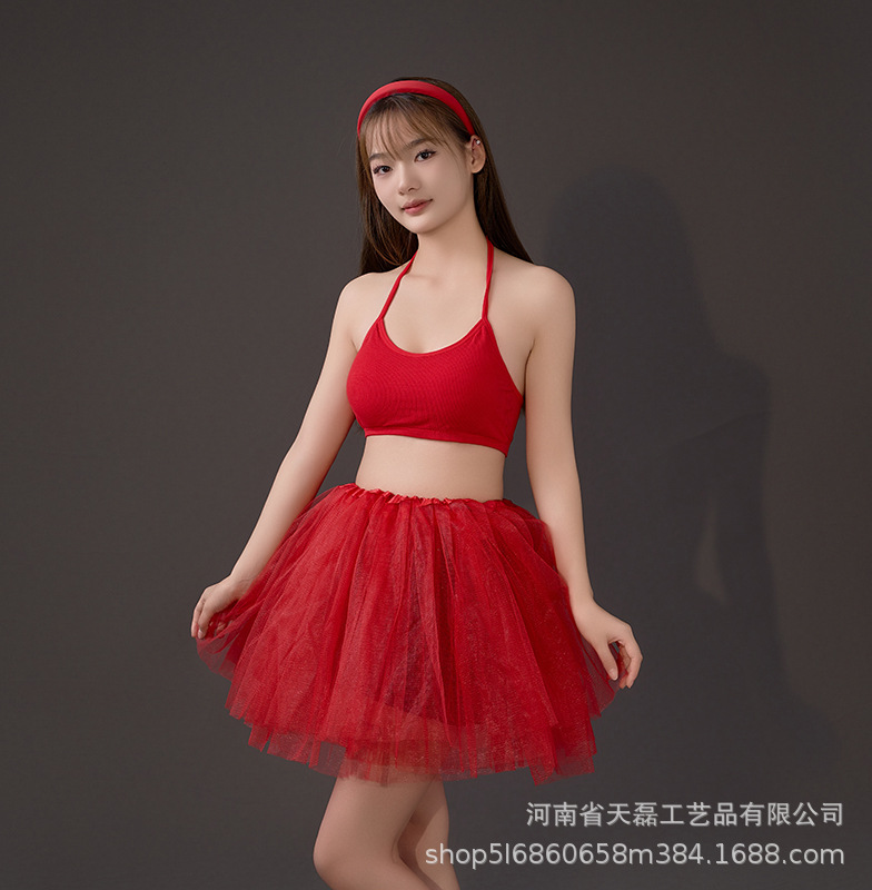 красная юбка