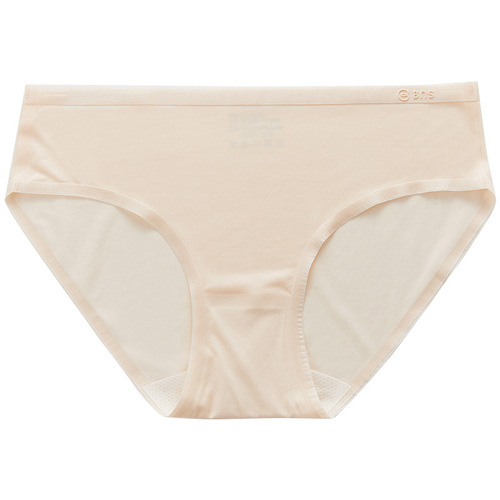 Baonasi summer ultra-thin seamless ice silk underwear women's quick-drying semi-permeable antibacterial crotch comfortable women's briefs