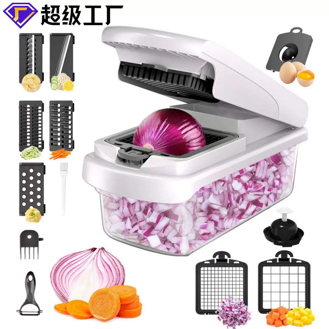 多功能切菜器厨房切菜神器切菜器切片器刨丝器切菜器跨境擦丝神器