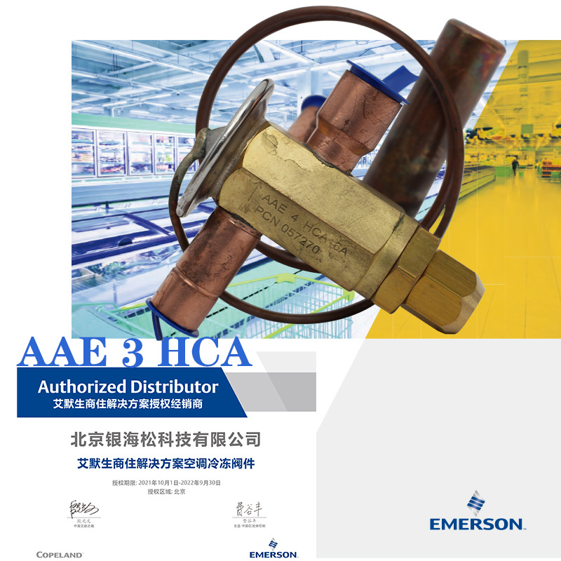 谷轮热力膨胀阀AAE 3 HCA|艾默生3冷吨空调制冷用热力膨胀阀