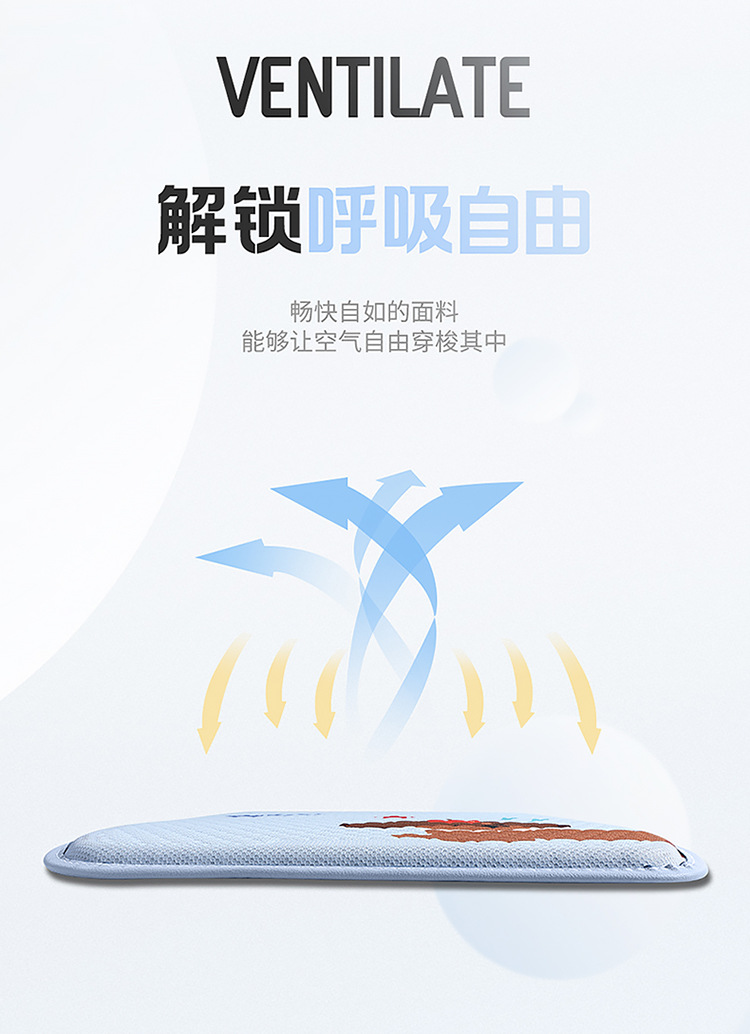 Summer car seat cushion cool cushion car seat cushion cartoon cold gel three-piece set sedentary fart cushion summer breathable seat cushion