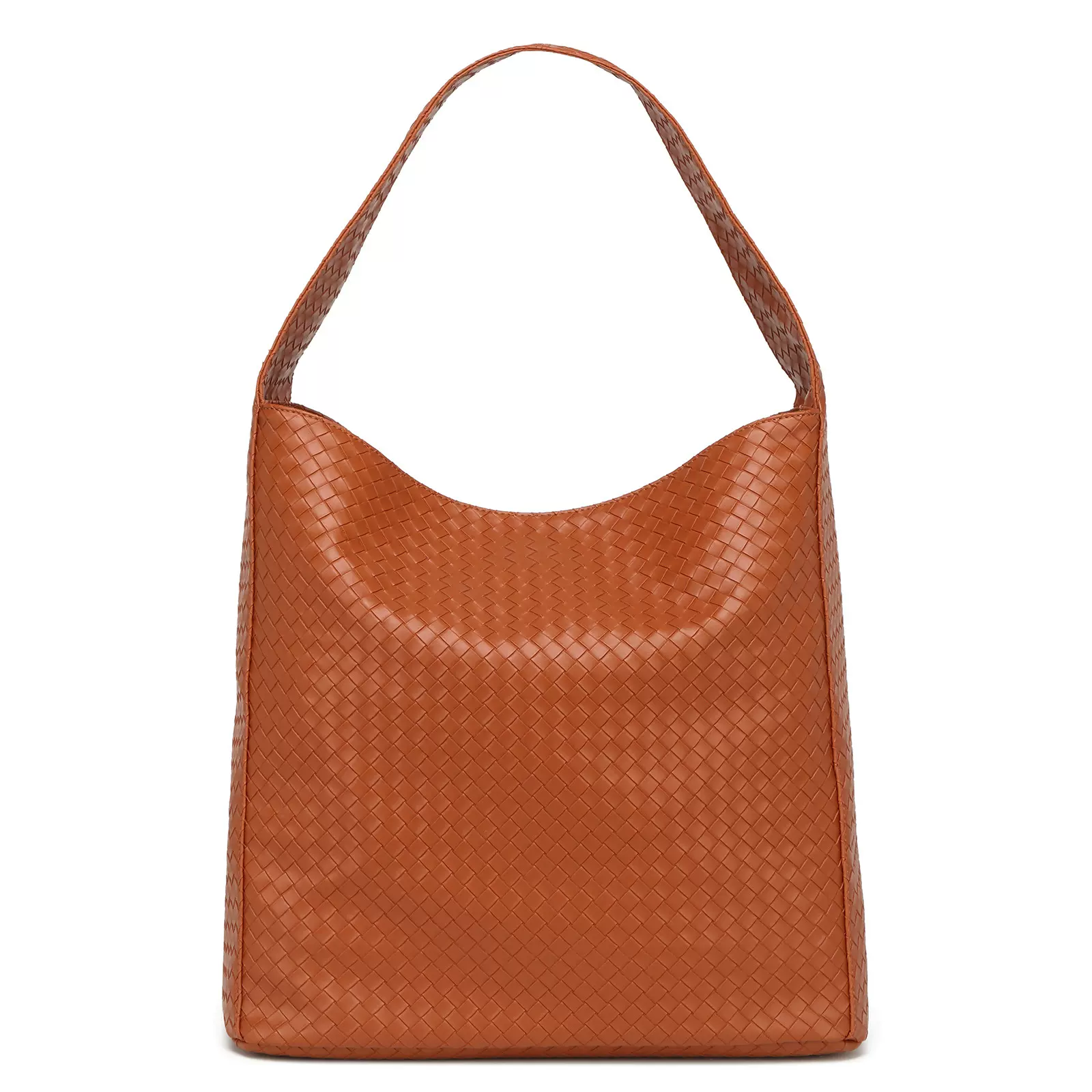 跨境托特包2025夏大容量简约软皮上肩TOTE  BAG 休闲欧美编织女包