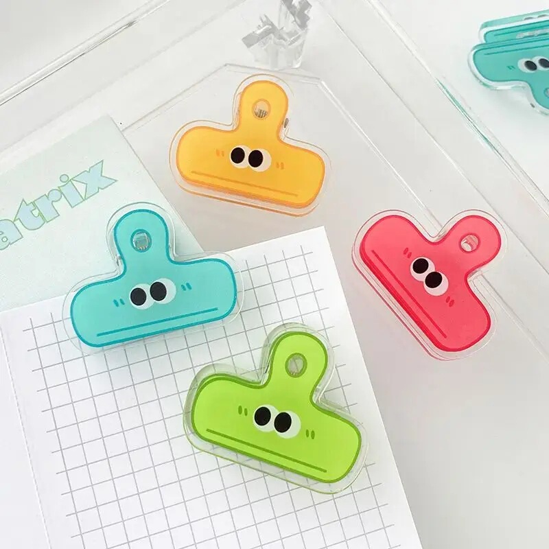 新商品 クリップ ins風 アクリルクリップ テスト用クリップ 可愛いバインダークリップ|undefined