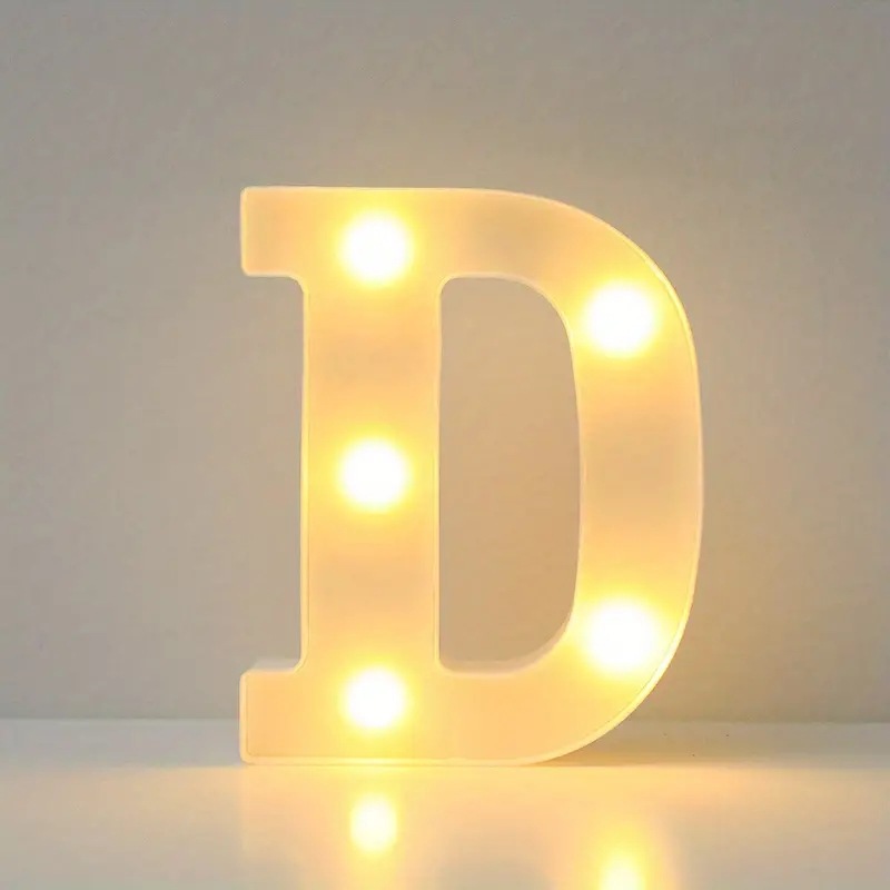 Amazon (16cm) LED blanco inglés número de letras lámpara de cumpleaños propuesta de matrimonio atmósfera lámpara LED lámpara decorativa