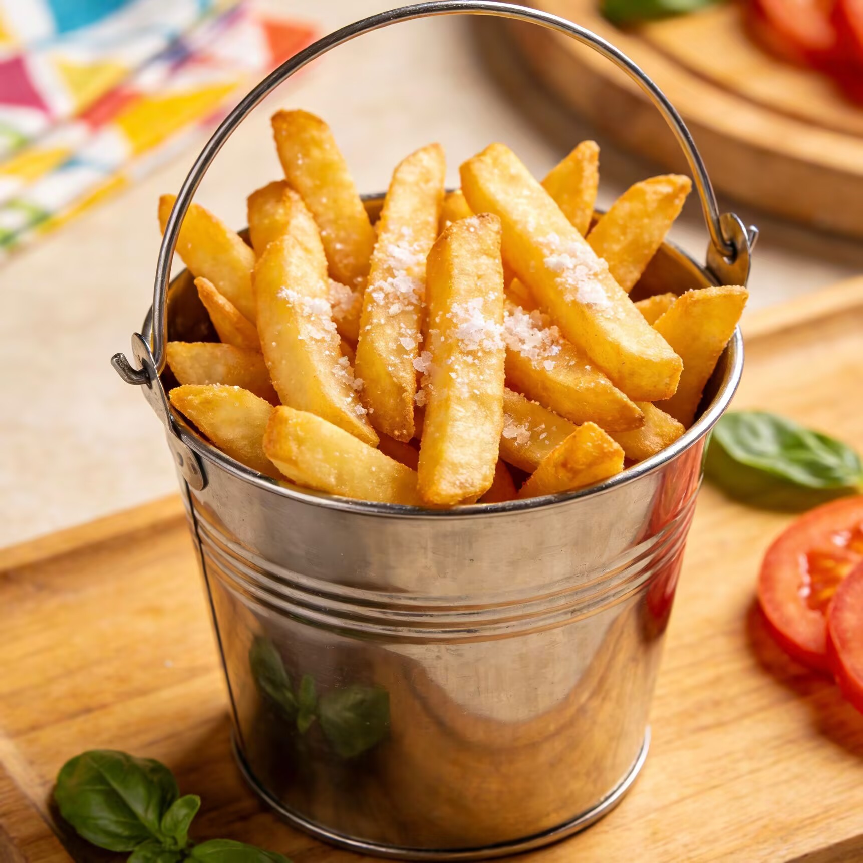 Thickened 430 Stainless Steel Portable Bucket, Food Storage Bucket, Milk Tea Shop Fries Bucket, Fried Chicken Bucket, Sauce Bucket Wholesale