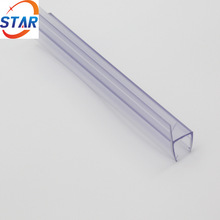 h型透明胶条 180°浴室挡水条 方形淋浴房PVC胶条 门侧挡水条