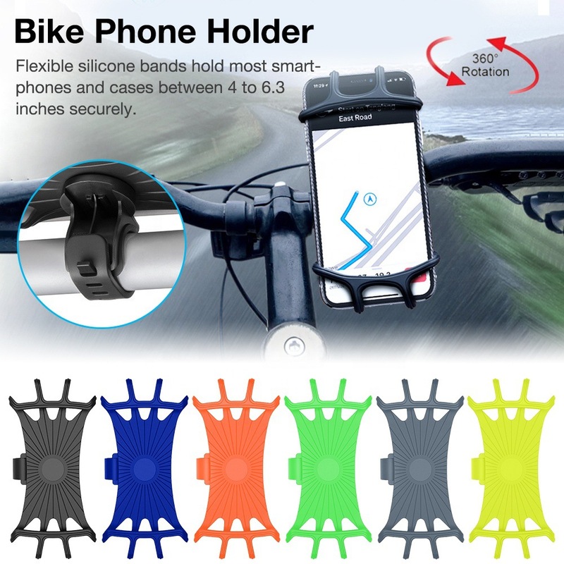 メーカー卸売り自転車の携帯電話スタンド360度回転可能なシリコンゴムは携帯電話スタンドの現物を多く使うことができる|undefined