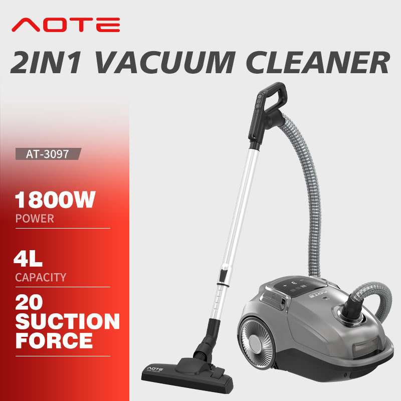 AOTE European Standard Large Suction 5-speed Digital Display Electronic Display Vacuum Cleaner High Power Handheld Strong Portable_voghion.com